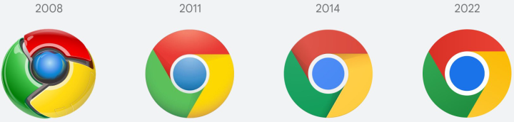Google Chromeのロゴが8年ぶりに変更