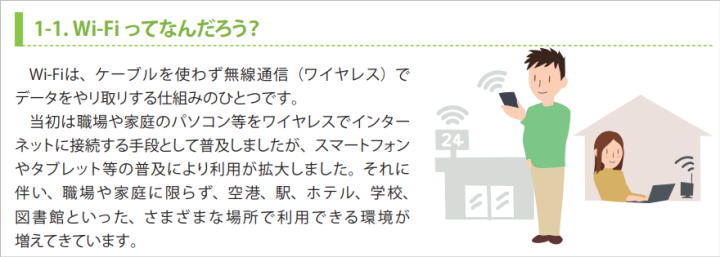 総務省 Wi-Fi簡易マニュアル